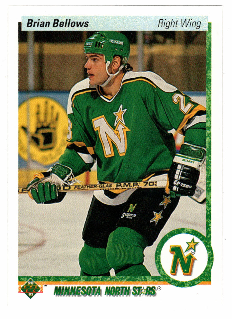 Brian Bellows - Minnesota North Stars (NHL Hockey Card) 1990-91 Upper Deck # 126 Mint