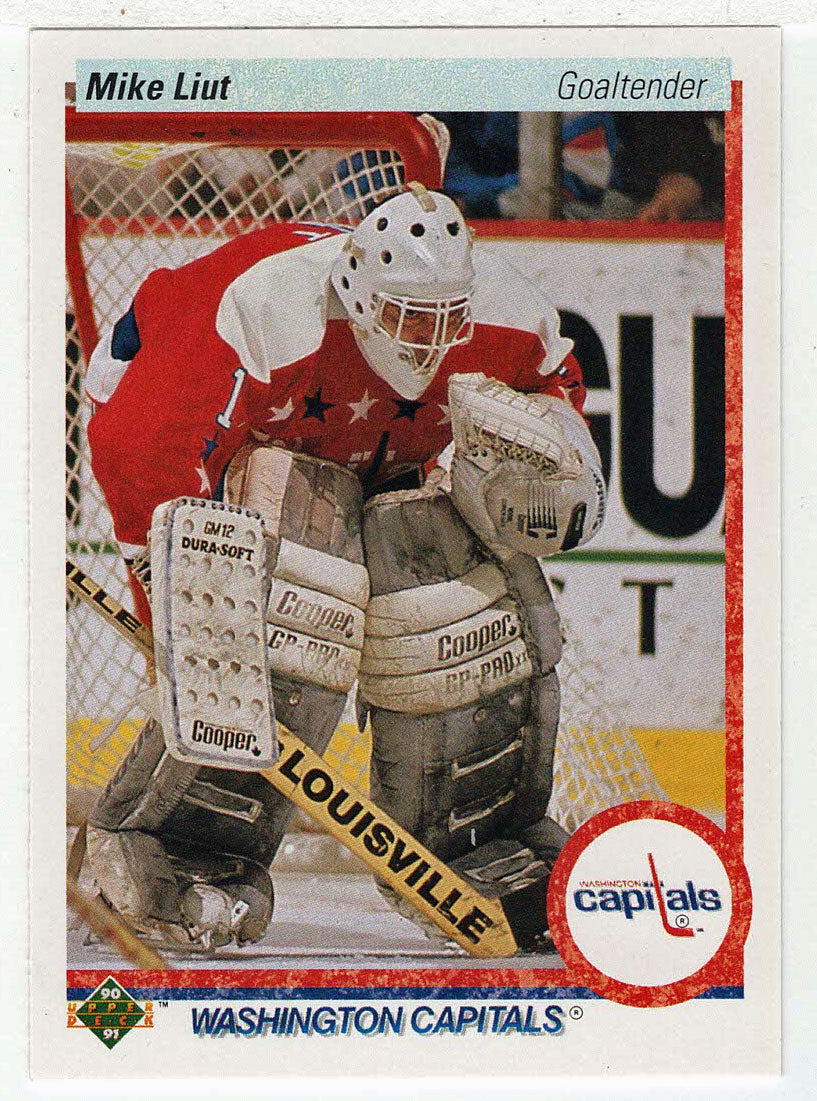 Mike Liut - Washington Capitals (NHL Hockey Card) 1990-91 Upper Deck # 127 Mint