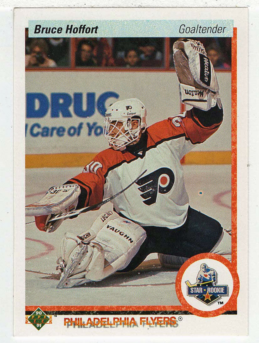 Bruce Hoffort RC - Philadelphia Flyers (NHL Hockey Card) 1990-91 Upper Deck # 135 Mint