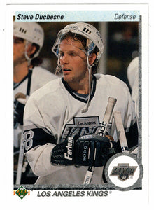 Steve Duchesne - Los Angeles Kings (NHL Hockey Card) 1990-91 Upper Deck # 136 Mint