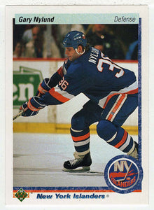 Gary Nylund - New York Islanders (NHL Hockey Card) 1990-91 Upper Deck # 139 Mint