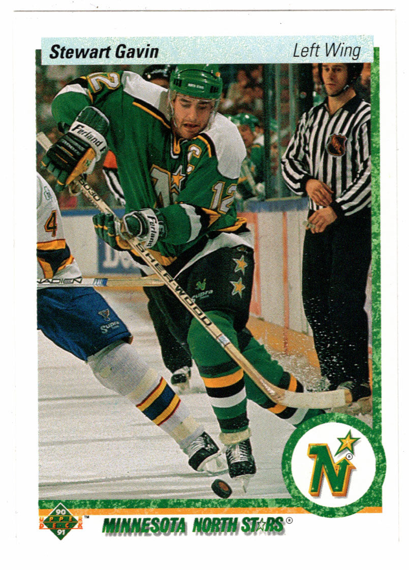 Stewart Gavin - Minnesota North Stars (NHL Hockey Card) 1990-91 Upper Deck # 150 Mint