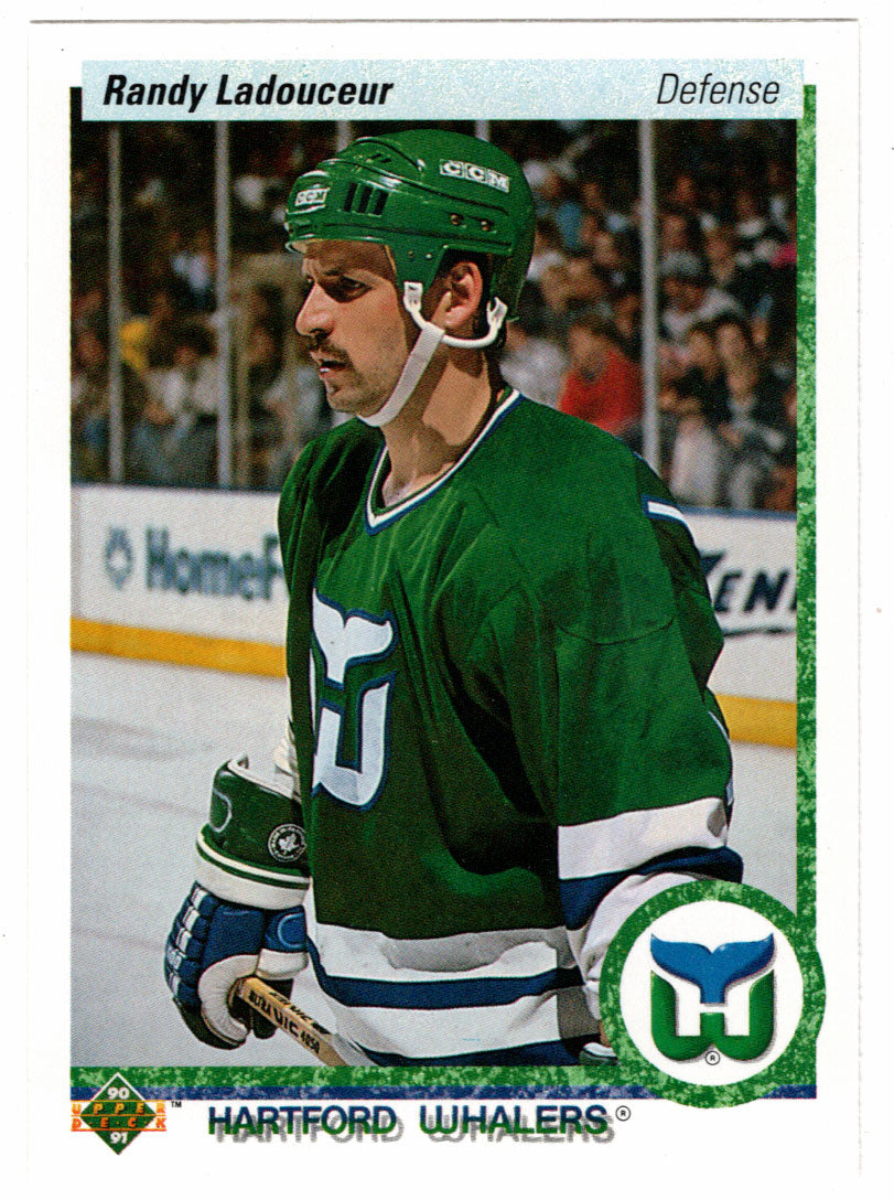 Randy Ladouceur - Hartford Whalers (NHL Hockey Card) 1990-91 Upper Deck # 151 Mint