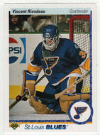 Vincent Riendeau RC - St. Louis Blues (NHL Hockey Card) 1990-91 Upper Deck # 152 Mint