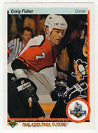 Craig Fisher RC - Photo Actually Jay Wells - Philadelphia Flyers (NHL Hockey Card) 1990-91 Upper Deck # 155 Mint