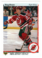 Doug Brown - New Jersey Devils (NHL Hockey Card) 1990-91 Upper Deck # 159 Mint