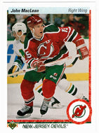 John MacLean - New Jersey Devils (NHL Hockey Card) 1990-91 Upper Deck # 161 Mint