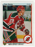 Peter Stastny - New Jersey Devils (NHL Hockey Card) 1990-91 Upper Deck # 163 Mint