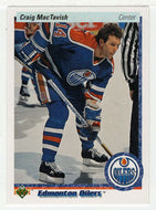 Craig MacTavish - Edmonton Oilers (NHL Hockey Card) 1990-91 Upper Deck # 169 Mint