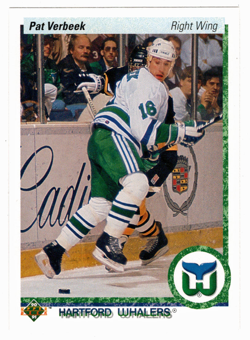 Pat Verbeek - Hartford Whalers (NHL Hockey Card) 1990-91 Upper Deck # 172 Mint