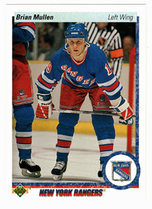 Brian Mullen - New York Rangers (NHL Hockey Card) 1990-91 Upper Deck # 182 Mint