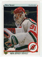 Chris Terreri RC - New Jersey Devils (NHL Hockey Card) 1990-91 Upper Deck # 183 Mint