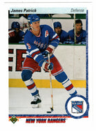 James Patrick - New York Rangers (NHL Hockey Card) 1990-91 Upper Deck # 185 Mint