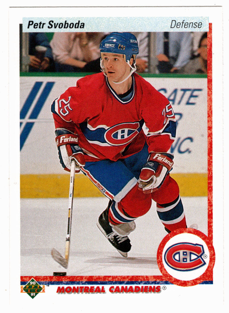 Petr Svoboda - Mantreal Canadiens (NHL Hockey Card) 1990-91 Upper Deck # 193 Mint