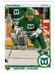 Dave Babych - Hartford Whalers (NHL Hockey Card) 1990-91 Upper Deck # 194 Mint