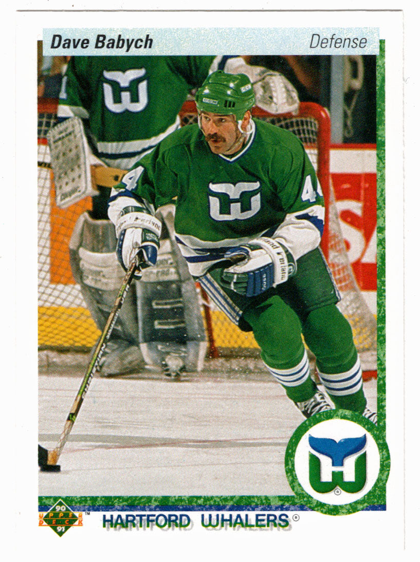 Dave Babych - Hartford Whalers (NHL Hockey Card) 1990-91 Upper Deck # 194 Mint