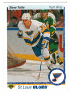 Steve Tuttle - St. Louis Blues (NHL Hockey Card) 1990-91 Upper Deck # 195 Mint