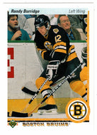 Randy Burridge - Boston Bruins (NHL Hockey Card) 1990-91 Upper Deck # 196 Mint