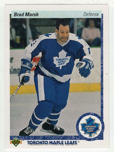 Brad Marsh - Toronto Maple Leafs (NHL Hockey Card) 1990-91 Upper Deck # 199 Mint