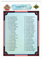 Checklist # 2 - # 101 - # 200 (NHL Hockey Card) 1990-91 Upper Deck # 200 Mint