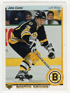 John Carter RC - Boston Bruins (NHL Hockey Card) 1990-91 Upper Deck # 211 Mint