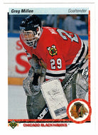 Greg Millen - Chicago Blackhawks (NHL Hockey Card) 1990-91 Upper Deck # 213 Mint