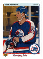 Dave McLlwain - Winnipeg Jets (NHL Hockey Card) 1990-91 Upper Deck # 216 Mint