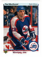 Paul MacDermid - Winnipeg Jets (NHL Hockey Card) 1990-91 Upper Deck # 218 Mint