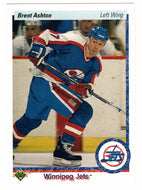 Brent Ashton - Winnipeg Jets (NHL Hockey Card) 1990-91 Upper Deck # 220 Mint