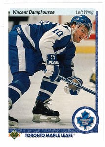 Vincent Damphousse - Toronto Maple Leafs (NHL Hockey Card) 1990-91 Upper Deck # 224 Mint