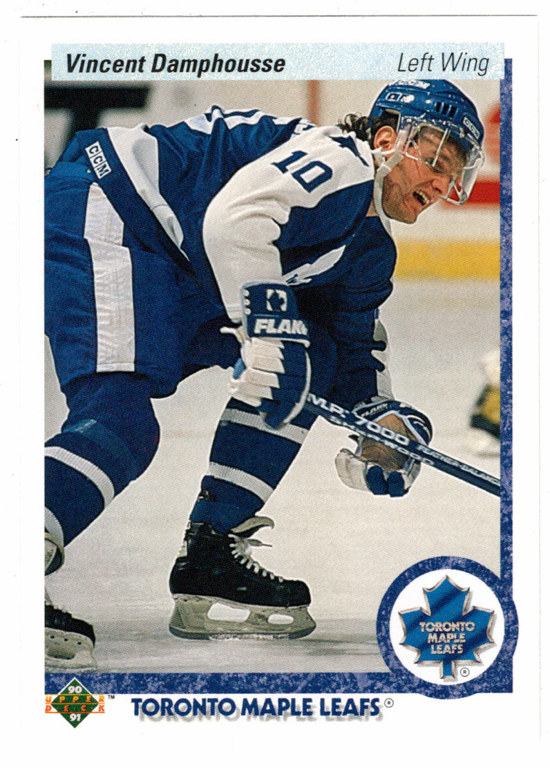 Vincent Damphousse - Toronto Maple Leafs (NHL Hockey Card) 1990-91 Upper Deck # 224 Mint