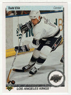 Todd Elik RC - Los Angeles Kings (NHL Hockey Card) 1990-91 Upper Deck # 233 Mint
