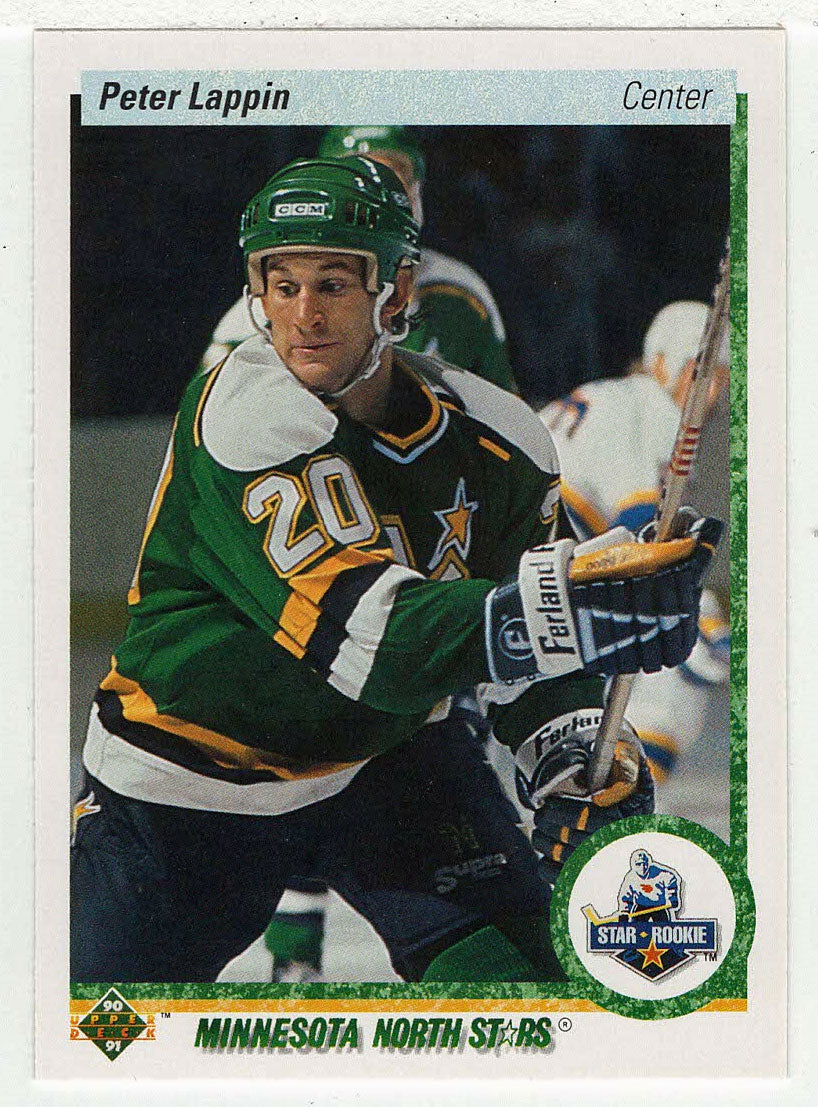 Peter Lappin RC - Minnesota North Stars (NHL Hockey Card) 1990-91 Upper Deck # 235 Mint