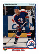 Fredrik Olausson - Winnipeg Jets (NHL Hockey Card) 1990-91 Upper Deck # 237 Mint