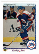 Greg Paslawski - Winnipeg Jets (NHL Hockey Card) 1990-91 Upper Deck # 239 Mint