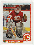 Mike Vernon - Calgary Flames (NHL Hockey Card) 1990-91 Upper Deck # 254 Mint