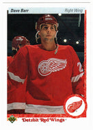 Dave Barr - Detroit Red Wings (NHL Hockey Card) 1990-91 Upper Deck # 257 Mint