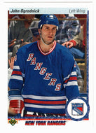 John Ogrodnick - New York Rangers (NHL Hockey Card) 1990-91 Upper Deck # 258 Mint