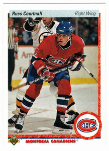 Russ Courtnall - Montreal Canadiens (NHL Hockey Card) 1990-91 Upper Deck # 259 Mint