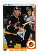 Dan Quinn - Vancouver Canucks (NHL Hockey Card) 1990-91 Upper Deck # 260 Mint