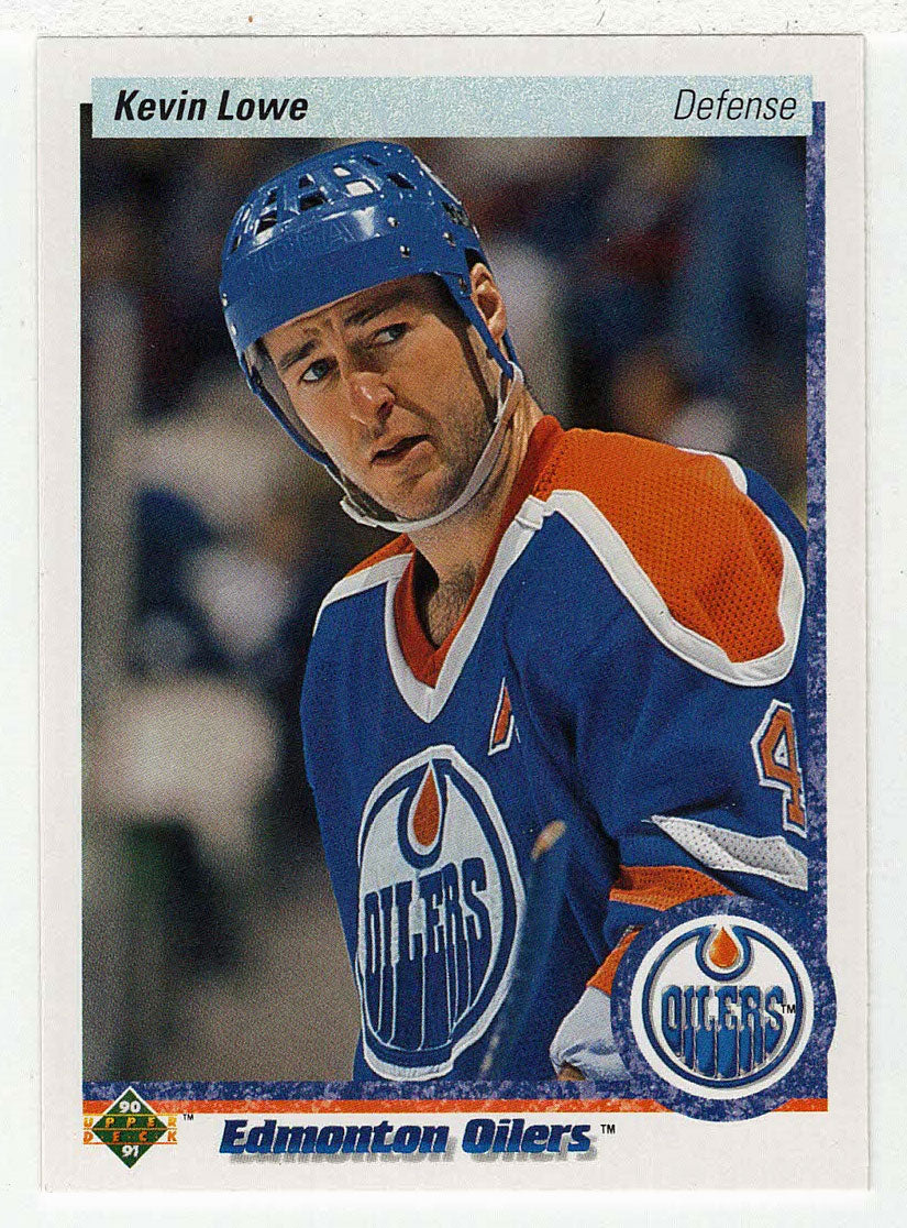 Kevin Lowe - Edmonton Oilers (NHL Hockey Card) 1990-91 Upper Deck # 262 Mint
