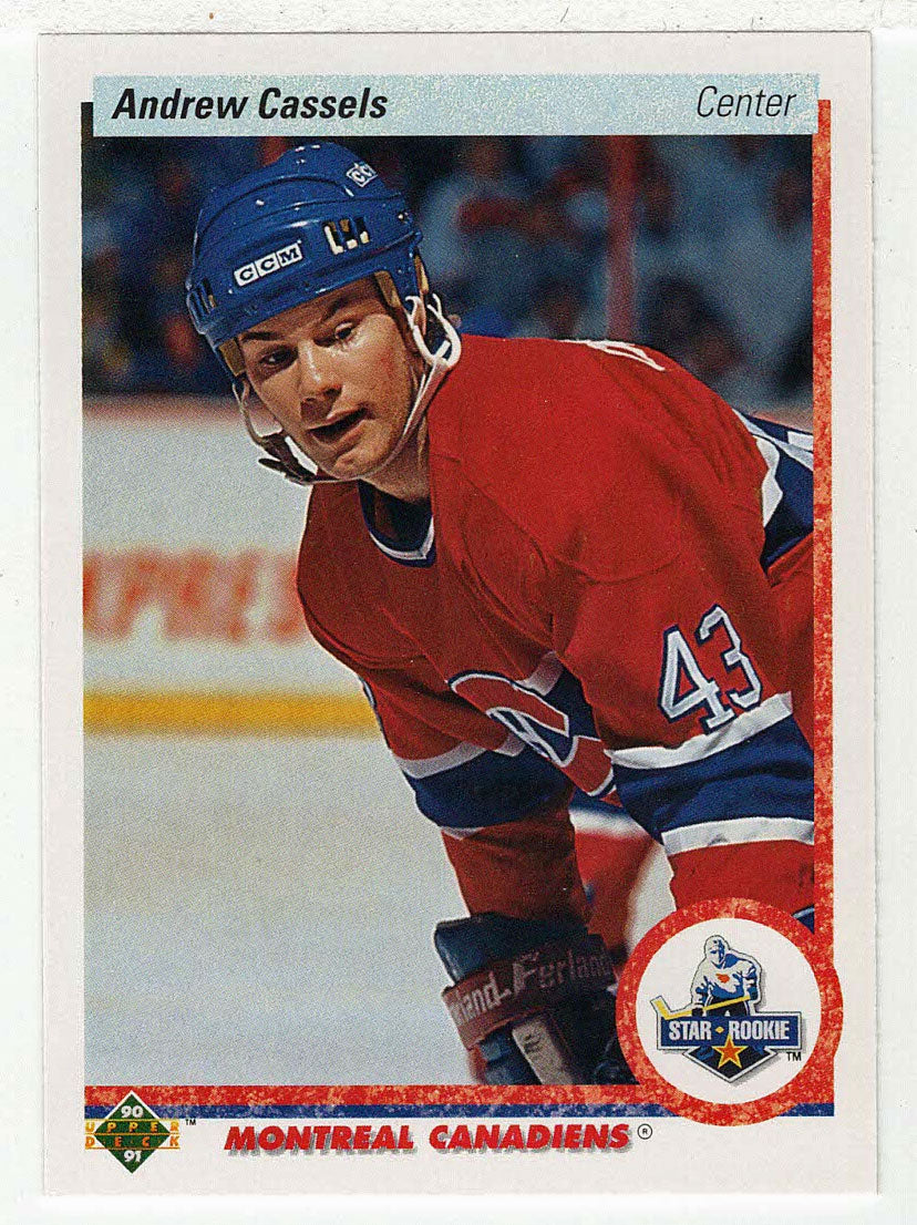 Andrew Cassels RC - Montreal Canadiens (NHL Hockey Card) 1990-91 Upper Deck # 265 Mint