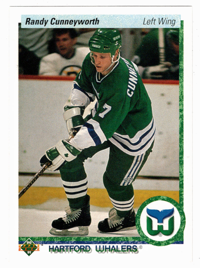 Randy Cunneyworth - Hartford Whalers (NHL Hockey Card) 1990-91 Upper Deck # 268 Mint