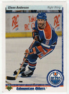 Glenn Anderson - Edmonton Oilers (NHL Hockey Card) 1990-91 Upper Deck # 284 Mint