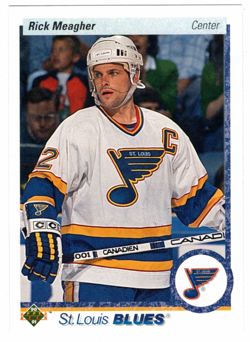 Rick Meagher - St. Louis Blues (NHL Hockey Card) 1990-91 Upper Deck # 285 Mint