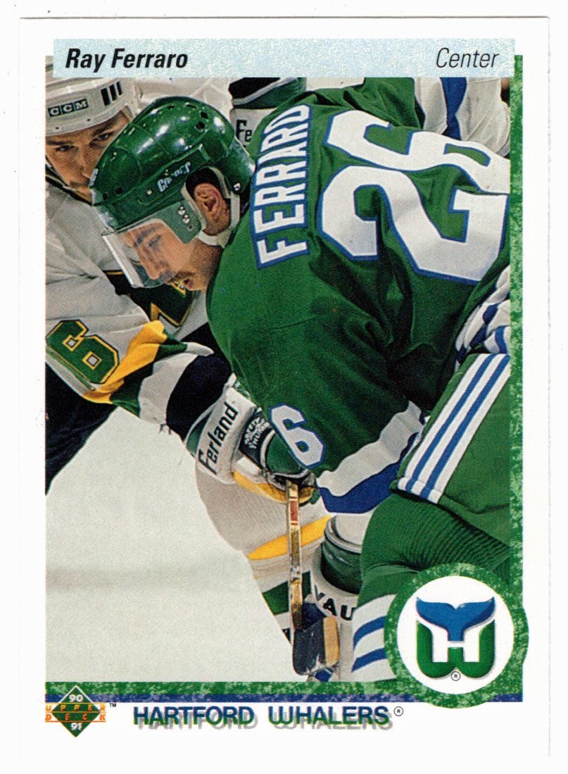 Ray Ferraro - Hartford Whalers (NHL Hockey Card) 1990-91 Upper Deck # 289 Mint