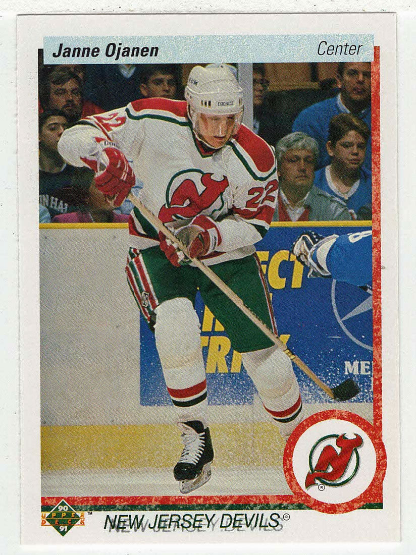 Janne Ojanen RC - New Jersey Devils (NHL Hockey Card) 1990-91 Upper Deck # 290 Mint