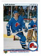 Jeff Jackson - Quebec Nordiques (NHL Hockey Card) 1990-91 Upper Deck # 291 Mint