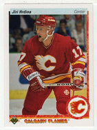 Jiri Hrdina RC - Calgary Flames (NHL Hockey Card) 1990-91 Upper Deck # 292 Mint