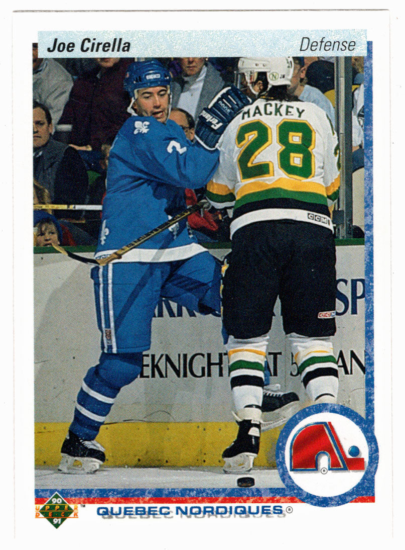 Joe Cirella - Quebec Nordiques (NHL Hockey Card) 1990-91 Upper Deck # 293 Mint